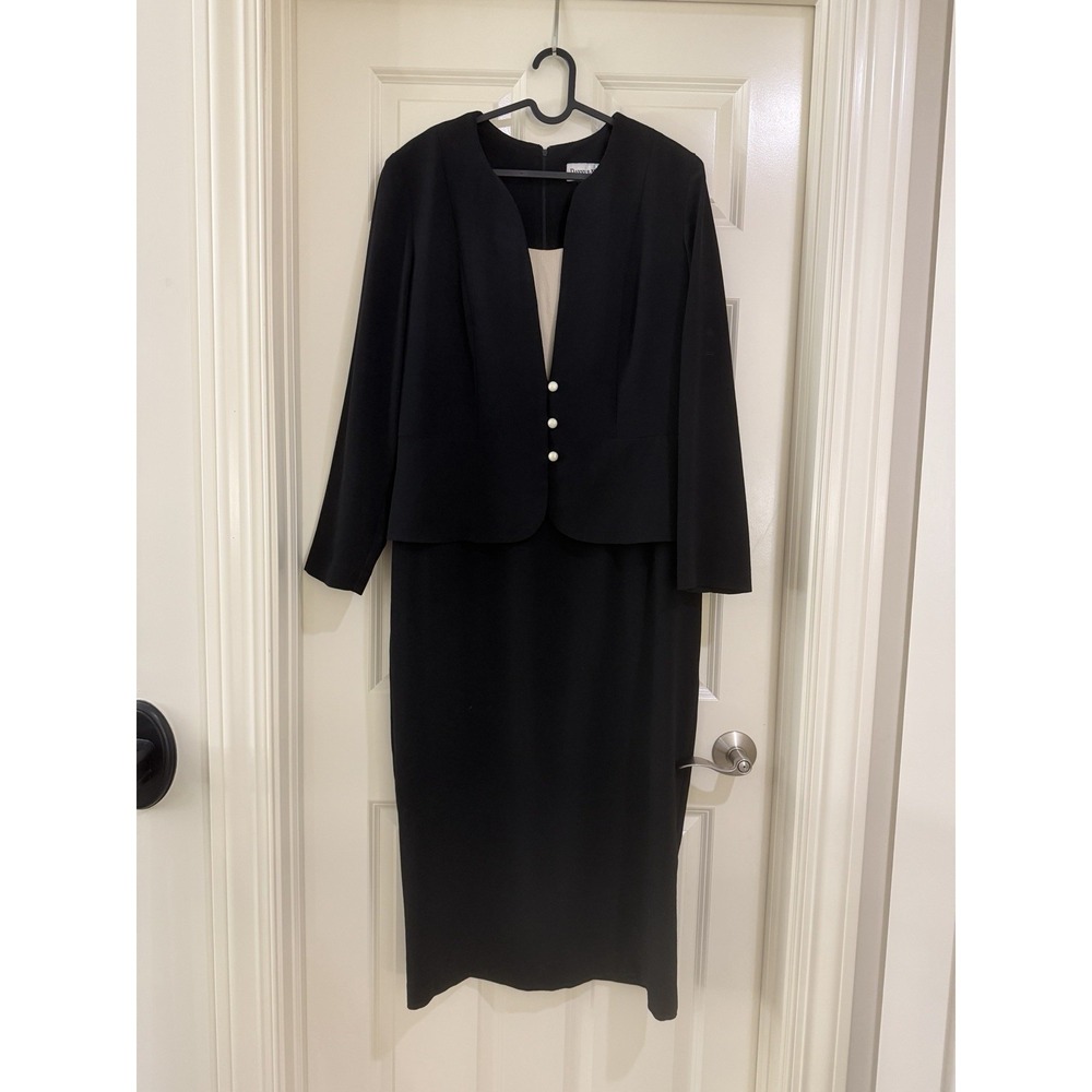 vtg danny & nicole women formal dress size 16